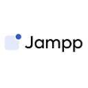 Jampp logo. White background with black letters.